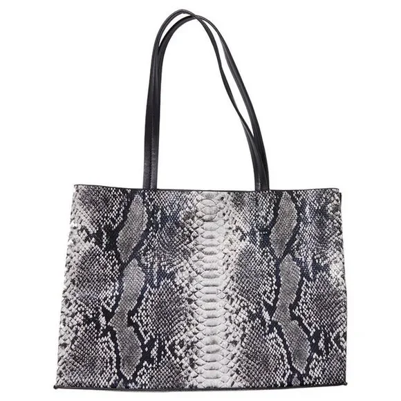 summer rose Bags Summer Rose Fauxsnakeskin Tote Poshmark